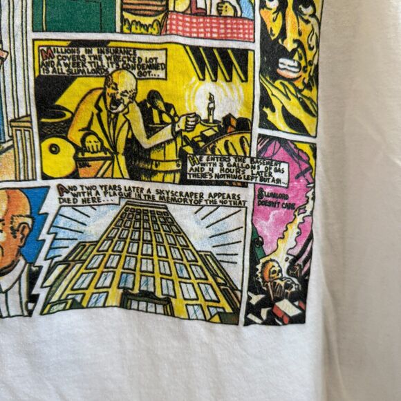 Vintage Dirty Rotten Imbeciles DRI 4 Of A Kind Tour 1988 Slumlord Punk T-Shirt L - Picture 5 of 12